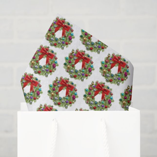 Seda Feriado De Papel Tecido (Sacola de presentes)