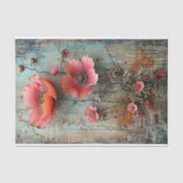 Seda Flores de Papel Mídia Mista