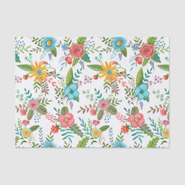 Seda Flores de primeira comunhão sagradas | Papel tecid (Frente )