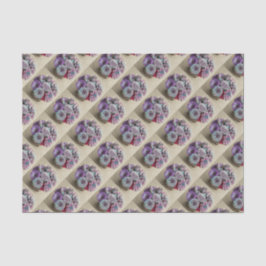 Seda Flores iridescentes Conjunto de Papel Dourado Teci