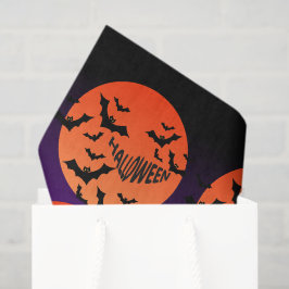 Seda Folha de Halloween e Papel Tecido
