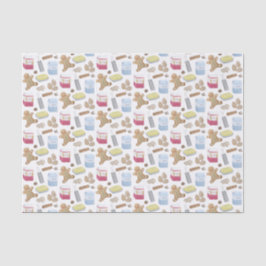 Seda Folha de pão de folga de Natal - Papel de tecido d