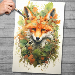 Seda Folha Em Papel De Decoupage Da Folha 1