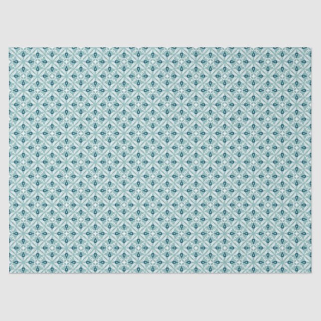 Seda Folhas de Papel de Tecido Petaline (Névoa Oceânica (Frente )