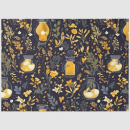 Seda Folhas de Papel Tecido de Desvinculação Plantas Es