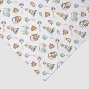 Seda Folhas de papel tissue, Brinquedos Antigos Fundo B