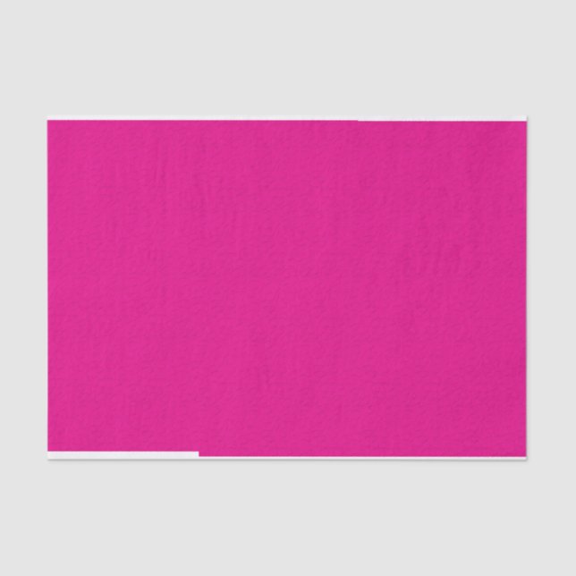 Seda Fúcsia cor-de-rosa 10" X 15" lenço de papel (Frente )