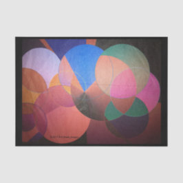 Seda Guarnição abstrata do preto do lenço de papel