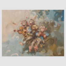 Guitarras - Papel Tecidual do Estilo de Pintura de