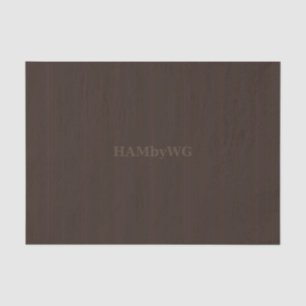 Seda HAMbyWG - Papel Tecido - Castanho de Chocolate