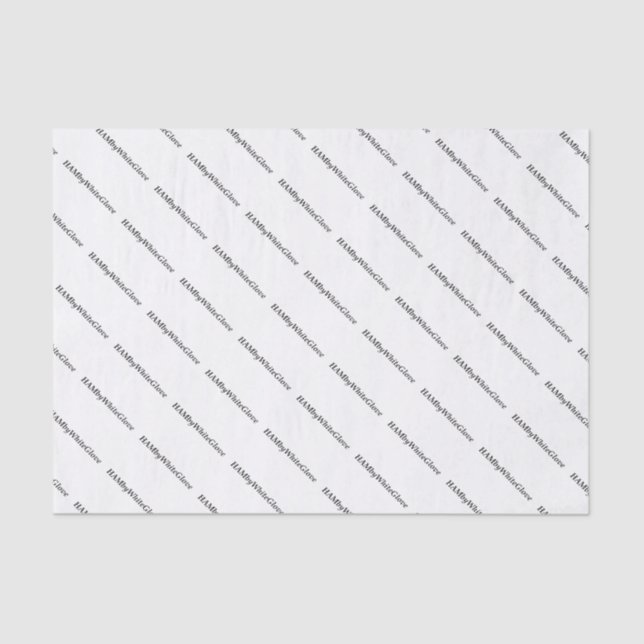 Seda HAMbyWG - Papel tecidular - Logotipo de assinatura (Frente )