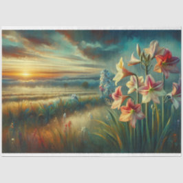 Seda Hippeastros — Papel Tecido de Descaptação de Vista