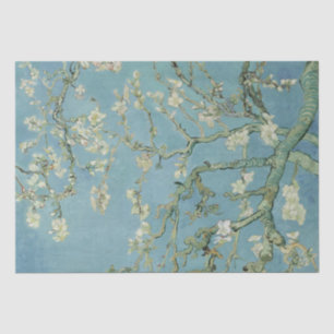 Seda Impressão de Papel Tecido Van Gogh Almond Blossom