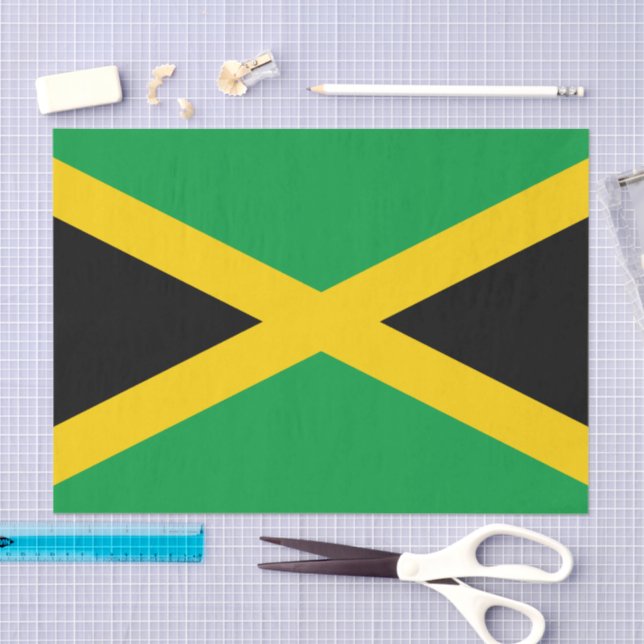 Seda Jamaica, Papel de lenço jamaicano/decoração de mod (Arte )