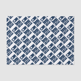 Seda JSU Tigers 10lb - Papel de tecido, branco