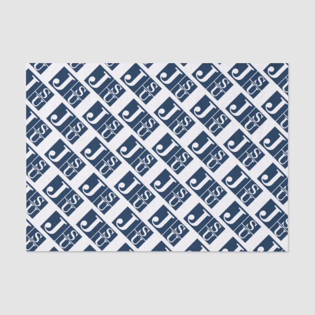 Seda JSU Tigers 10lb - Papel de tecido, branco (Frente )