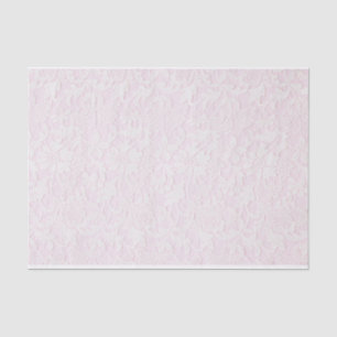 Seda Laço branco no rosa, 10" x 15" lenço de papel