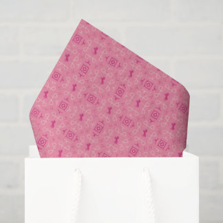 Seda Lenço de Cowgirl de Papel de Tecido Rosa Desolado 
