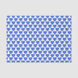 Seda Lenço de papel azul da arte da aguarela da safira