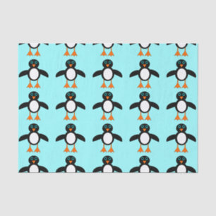 Seda Lenço de papel bonito do pinguim