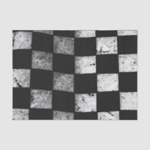 Seda Lenço de papel Checkered da bandeira
