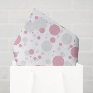 Seda Lenço de papel cor-de-rosa e de prata do BEBÊ & 