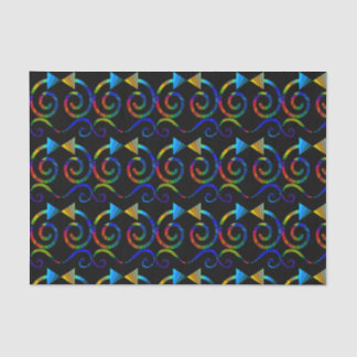 Seda Lenço de papel da arte abstracta