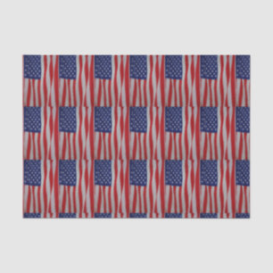 Seda Lenço de papel da bandeira americana