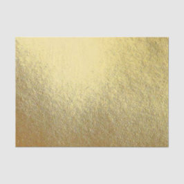 Seda Lenço de papel da folha Dourado