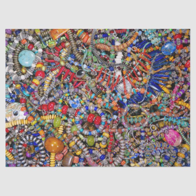 Seda Lenço de papel da jóia (Frente )