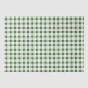 Seda Lenço de papel da verificação do verde do país