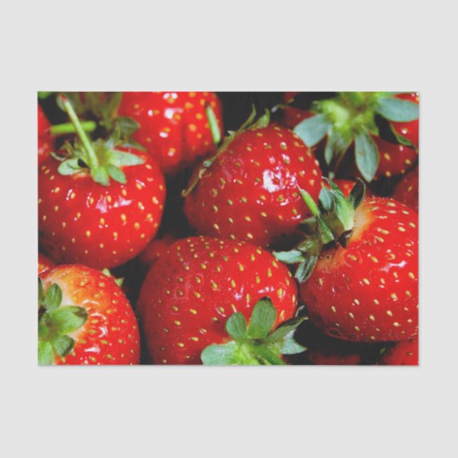 Seda Lenço de papel das morangos (Frente )