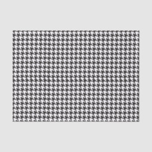 Seda Lenço de papel de Houndstooth