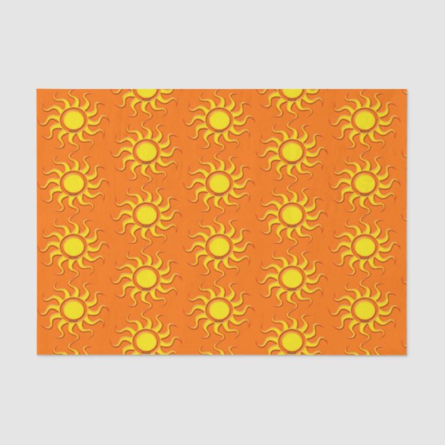 Seda Lenço de papel de Sun (Frente )