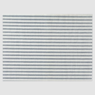 Seda Lenço de papel de tiquetaque azul