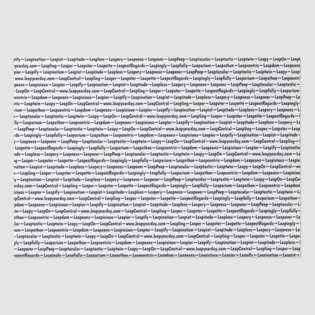 Seda Lenço de papel do ano de pulo (Frente )