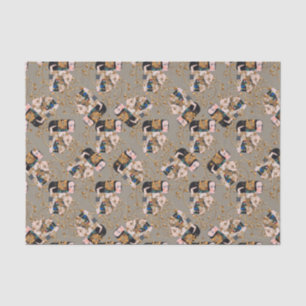 Seda Lenço de papel do arabesque de Klimt