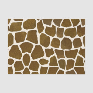 Seda Lenço de papel do impressão do girafa