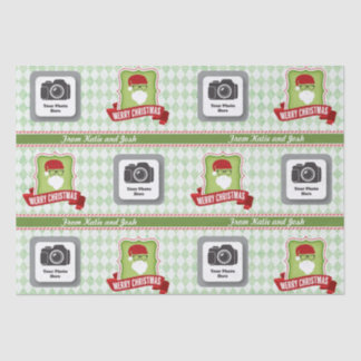 Seda Lenço de papel do papai noel do hipster