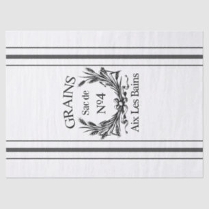 Seda Lenço de papel do saco da grão do vintage