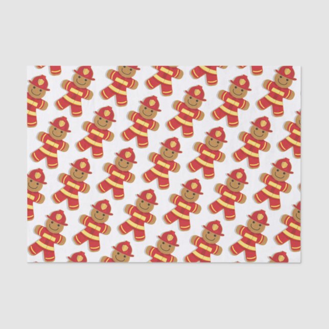 Seda Lenço de papel do sapador-bombeiro | do (Frente )