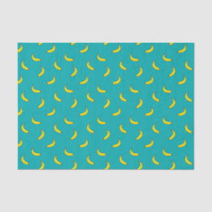 Seda Lenço de papel do teste padrão da banana
