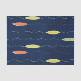 Seda Lenço de papel do TESTE PADRÃO do DESIGN do