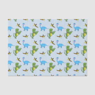 Seda Lenço de papel dos dinossauros