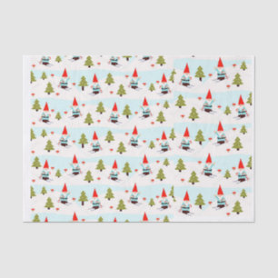 SEDA LENÇO DE PAPEL DOS GNOMOS DO NATAL