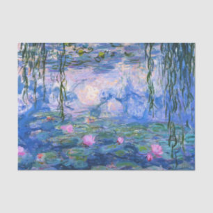Seda Lenço de papel dos lírios de água (Claude Monet