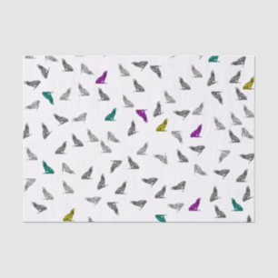 Seda Lenço de papel dos lobos do urro
