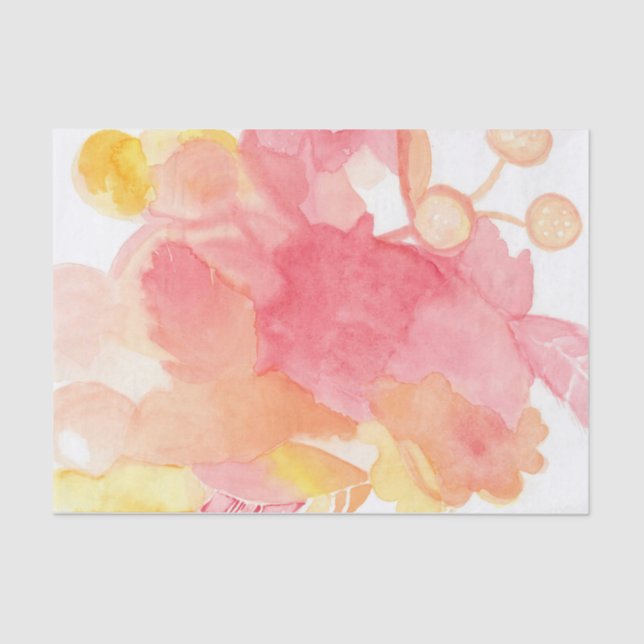 Seda Lenço de papel floral bonito (Frente )