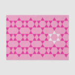 Seda Lenço de papel judaico cor-de-rosa da estrela<br><div class="desc">Este lenço de papel adiciona um toque especial a todo o presente judaico.</div>