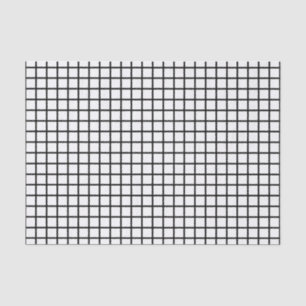 Seda Lenço de papel preto & branco unisex corajoso do